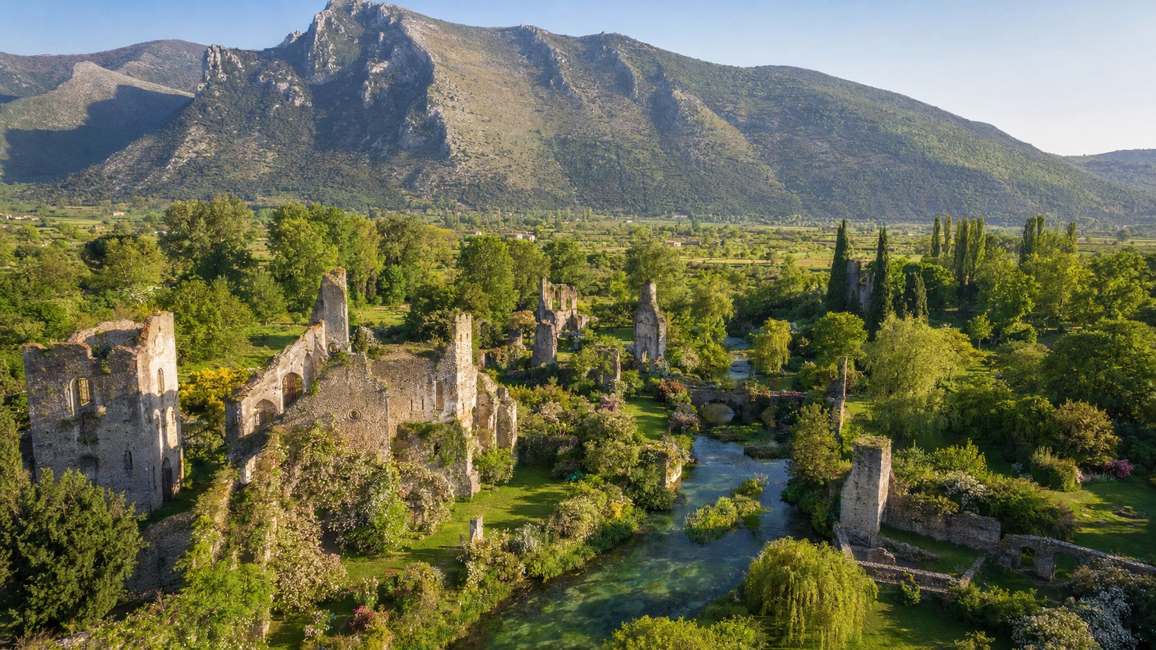 Ninfa — The romantic ruined garden in Lazio, Italy